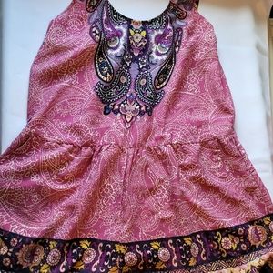 Romper shorts paisley pattern size L‎